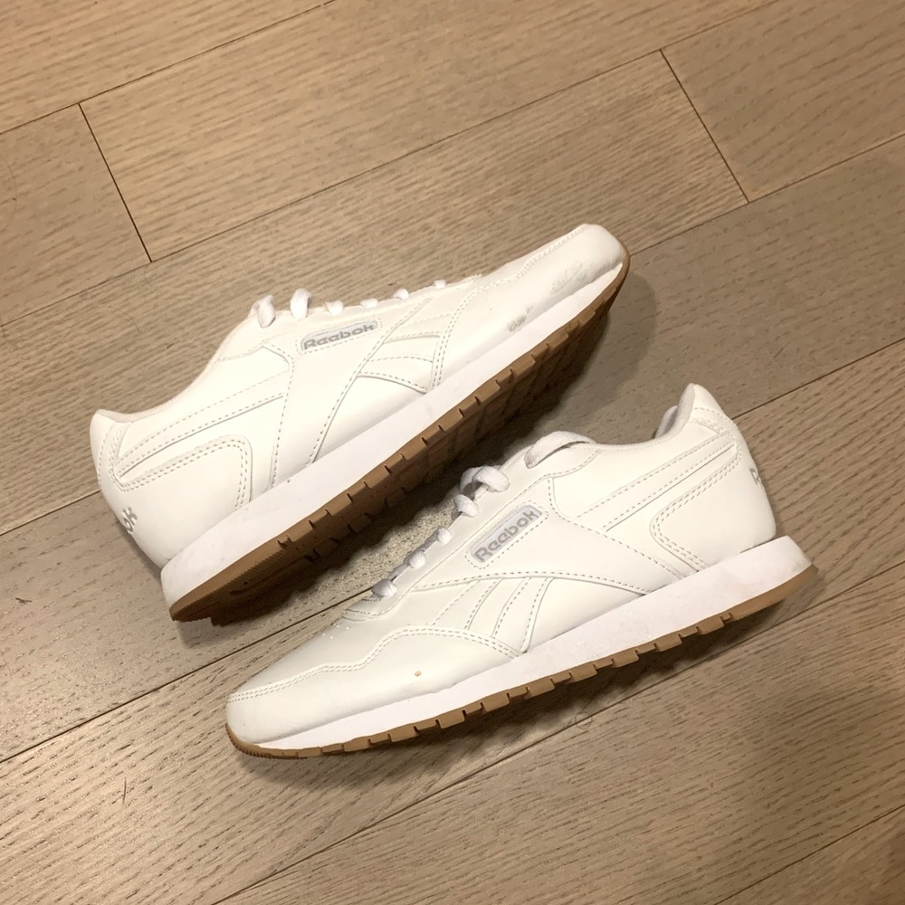White Reebok Retro Ortholites - Women’s 7.5 - Picture 2 of 5
